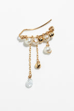 Luna Climber – 750‰ Gold – White Diamond & Cultured Pearl