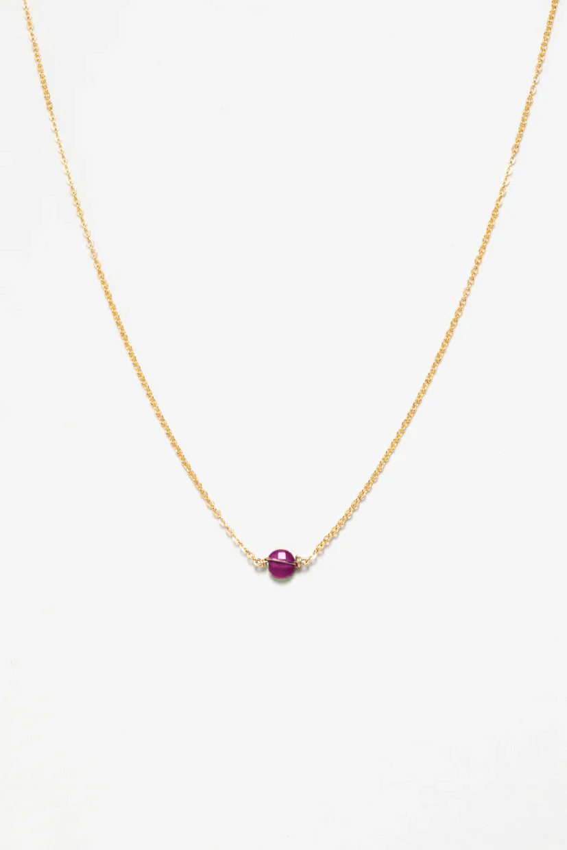 Collier Stella - Rubis