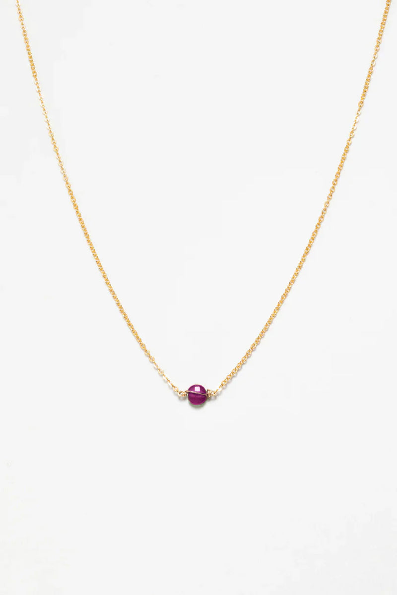 Stella Necklace - Ruby