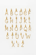 Collier lettre personnalisé
