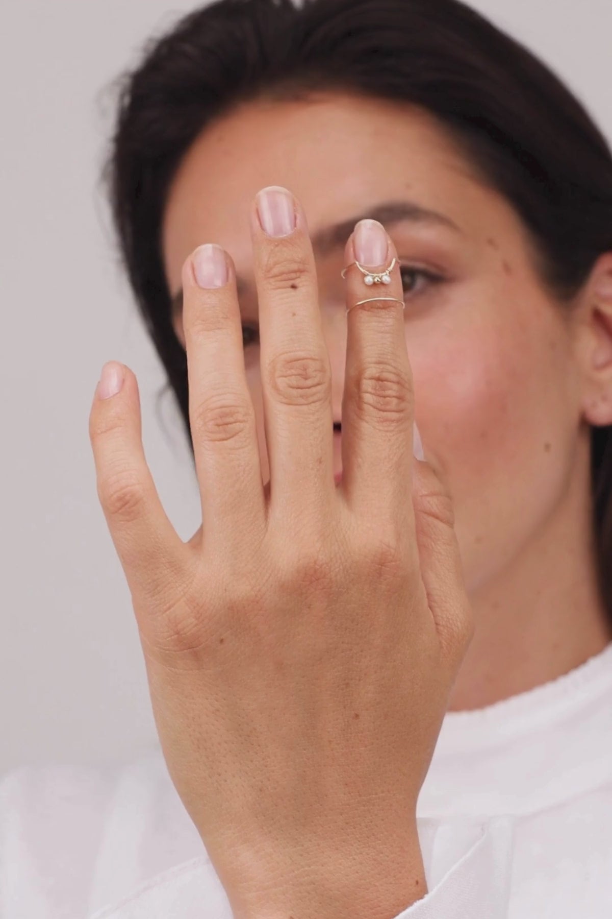 Bague d'ongle Tissage