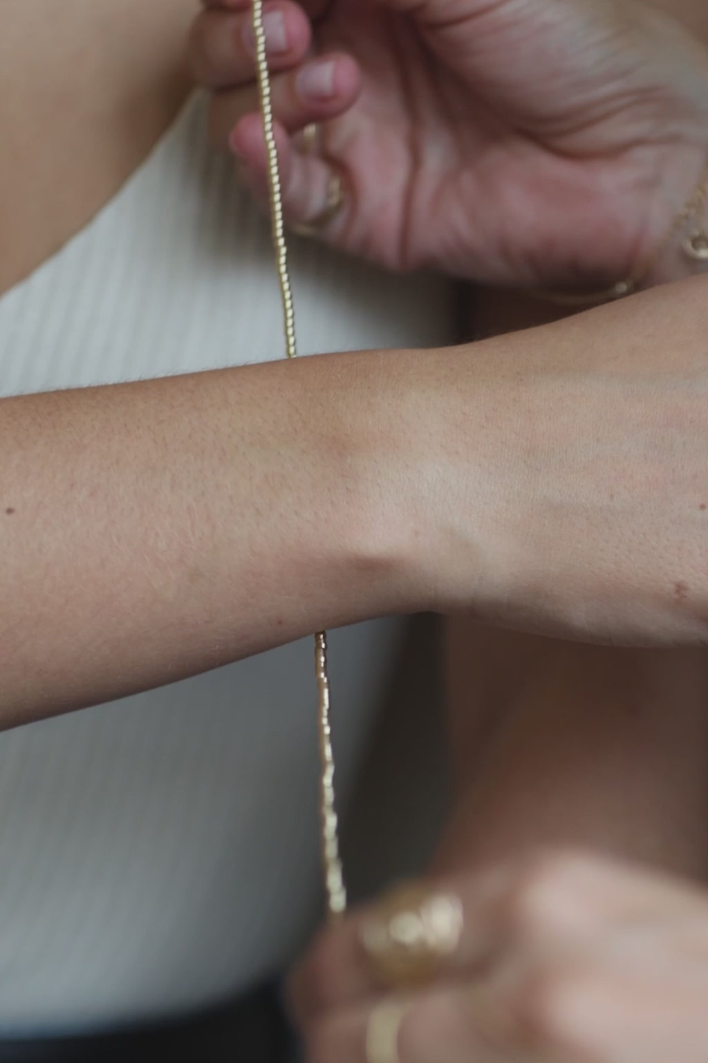Collier-Bracelet double Queen - Or