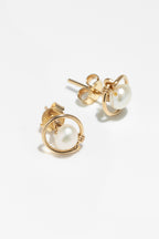 Puces Iris - Or 750‰ - Perle de culture