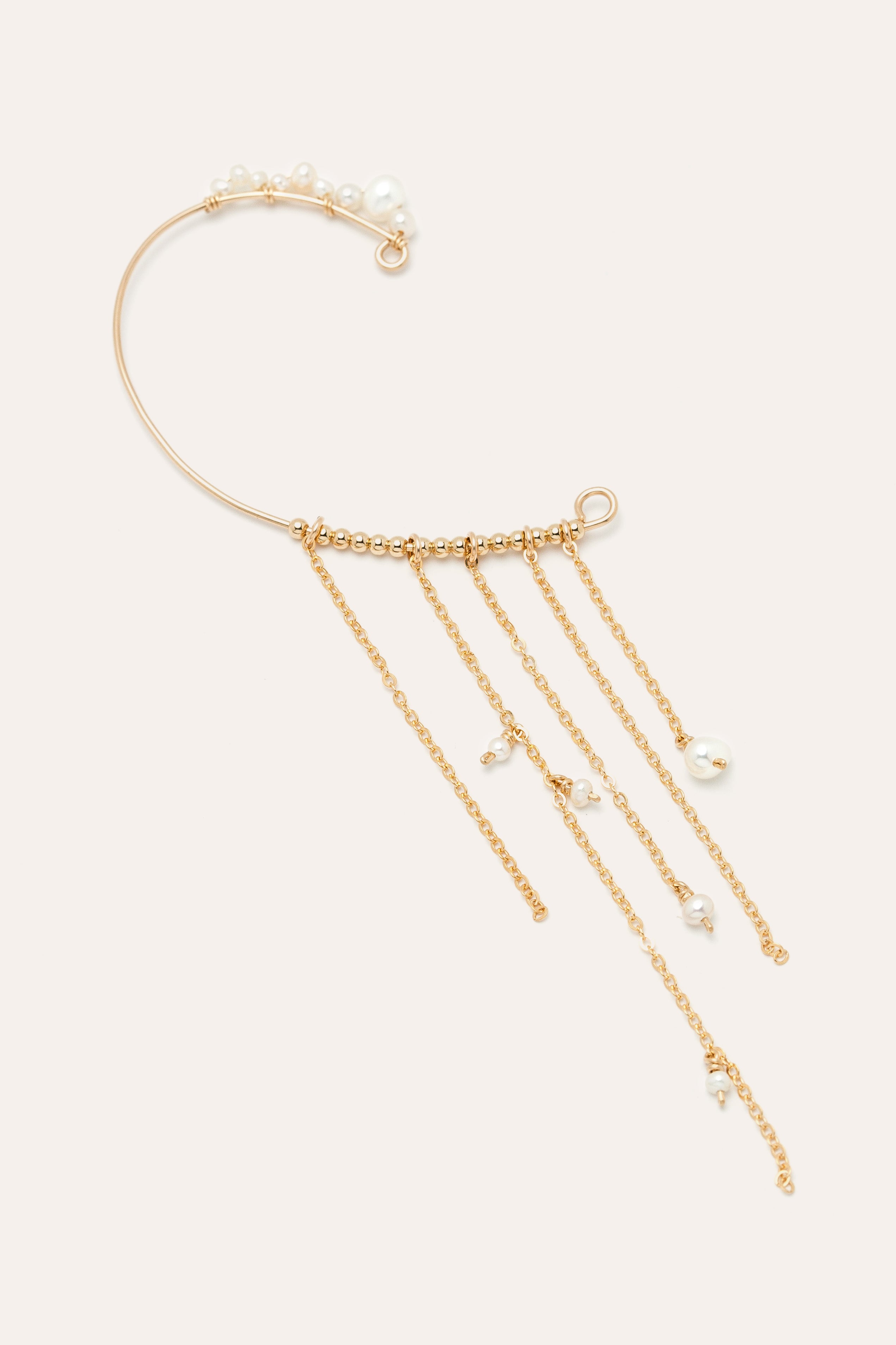Bijou d'oreille Faraya - Perles de culture