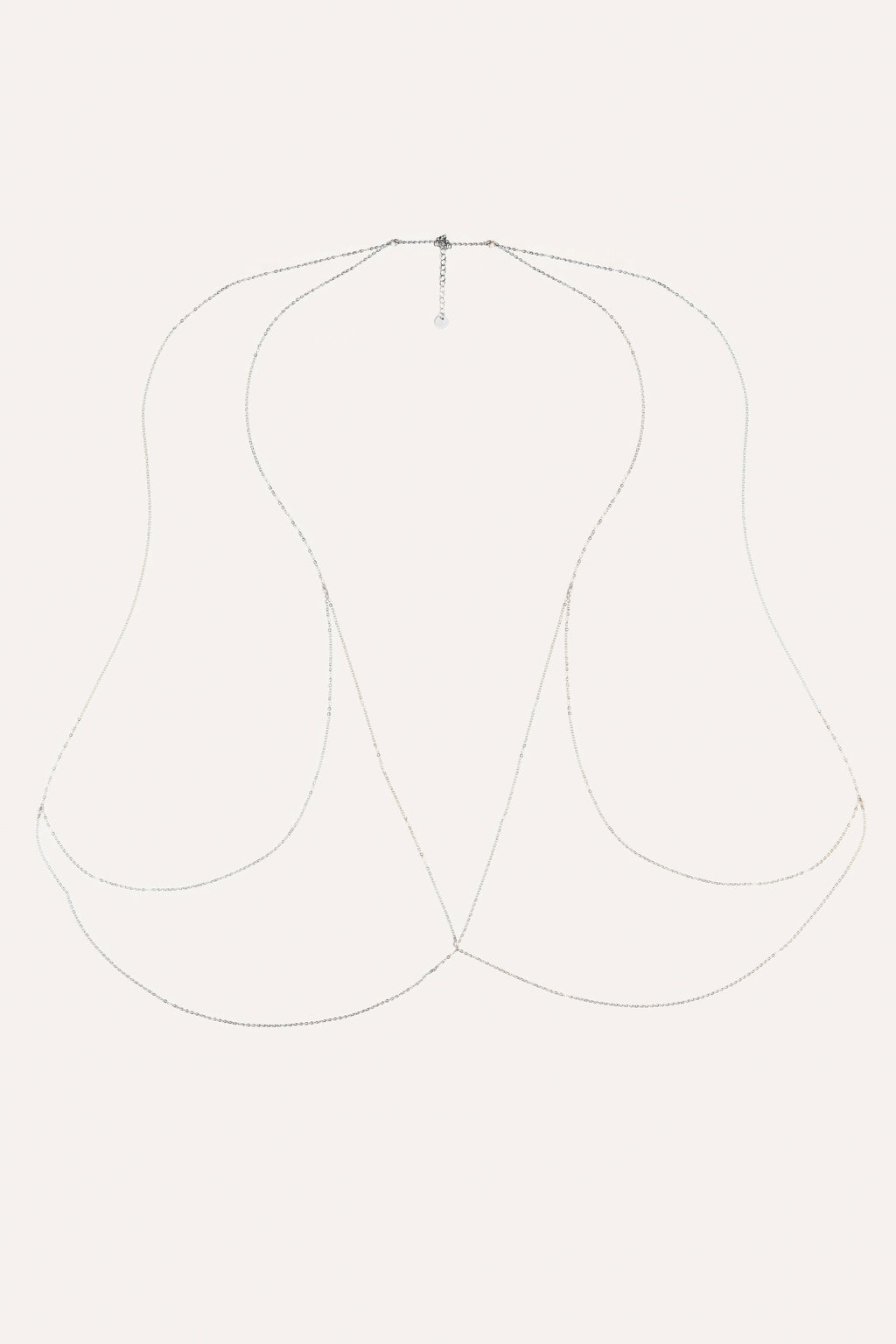Brassière chaîne - Perles de culture - Argent