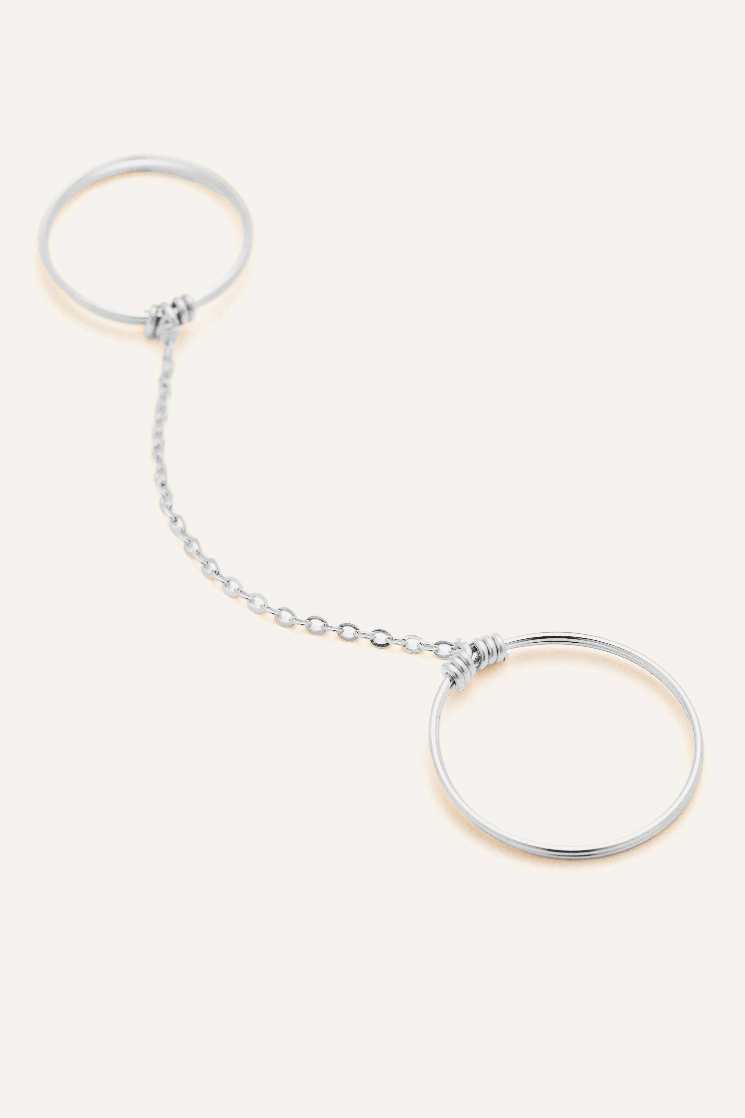 Bague jumelle Essentiel - Argent