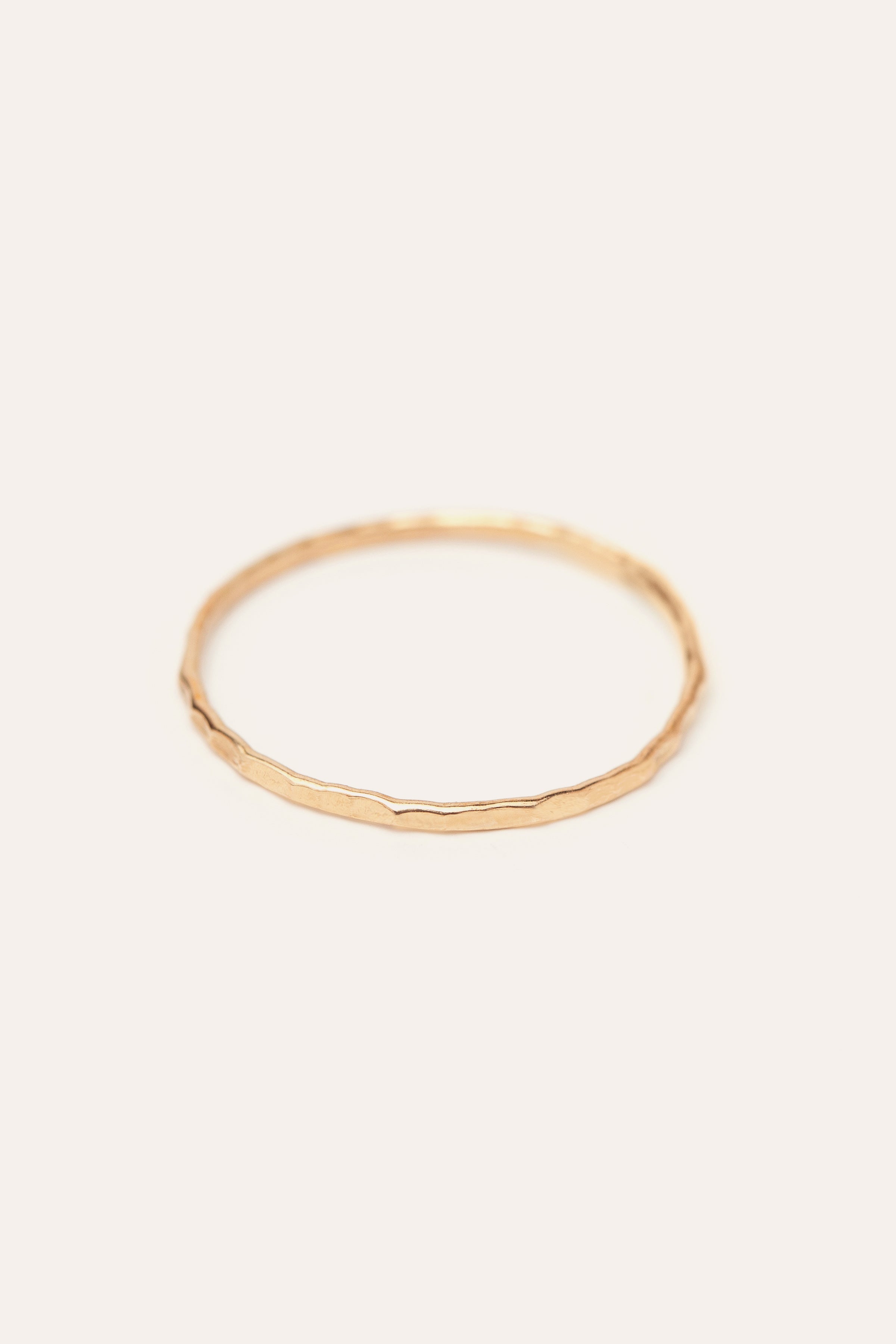 Bague Martelé dense - Or 750‰
