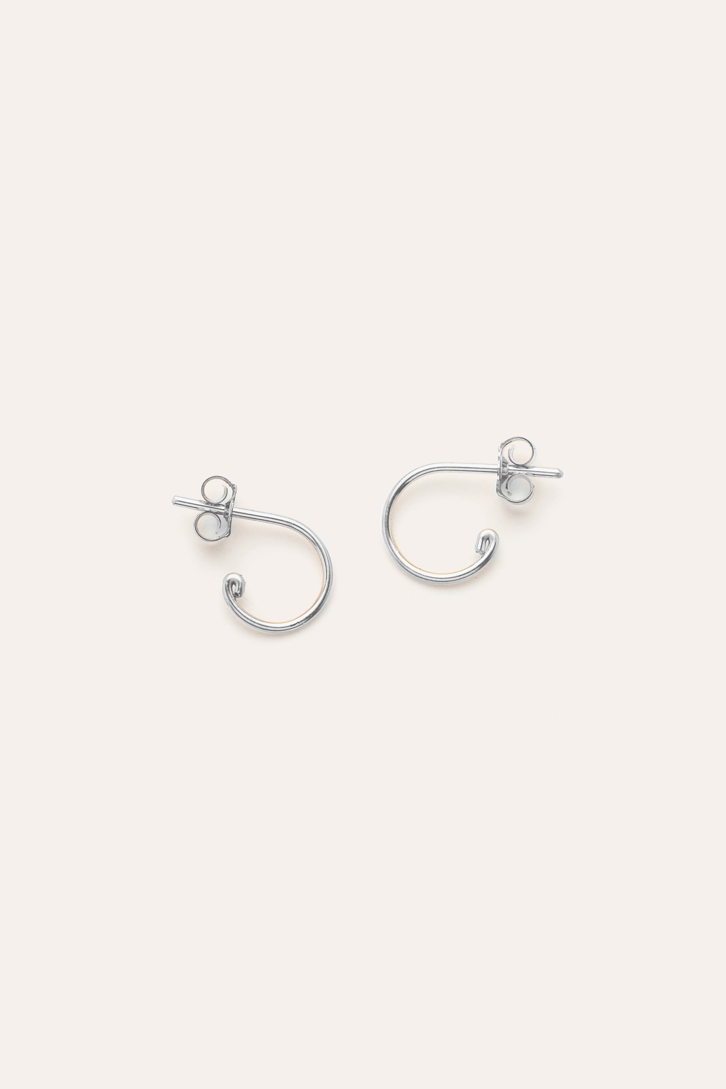 Mini créoles Essentiel - Argent