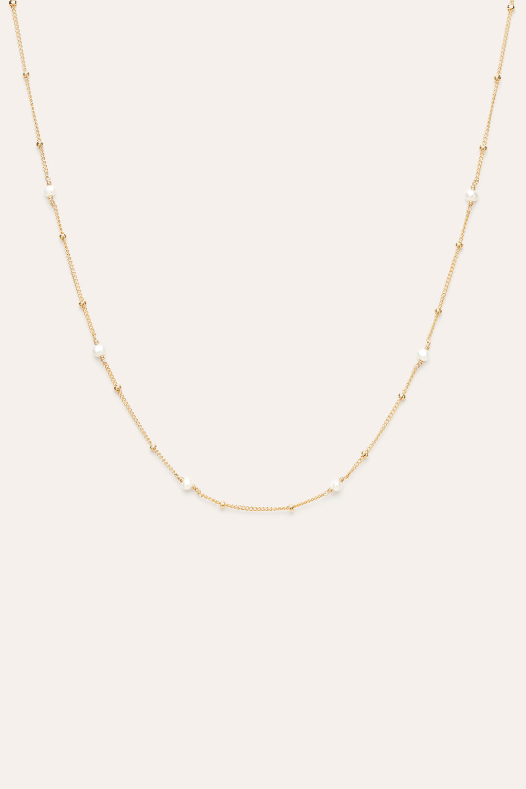 Satellite necklace - Cultured pearls