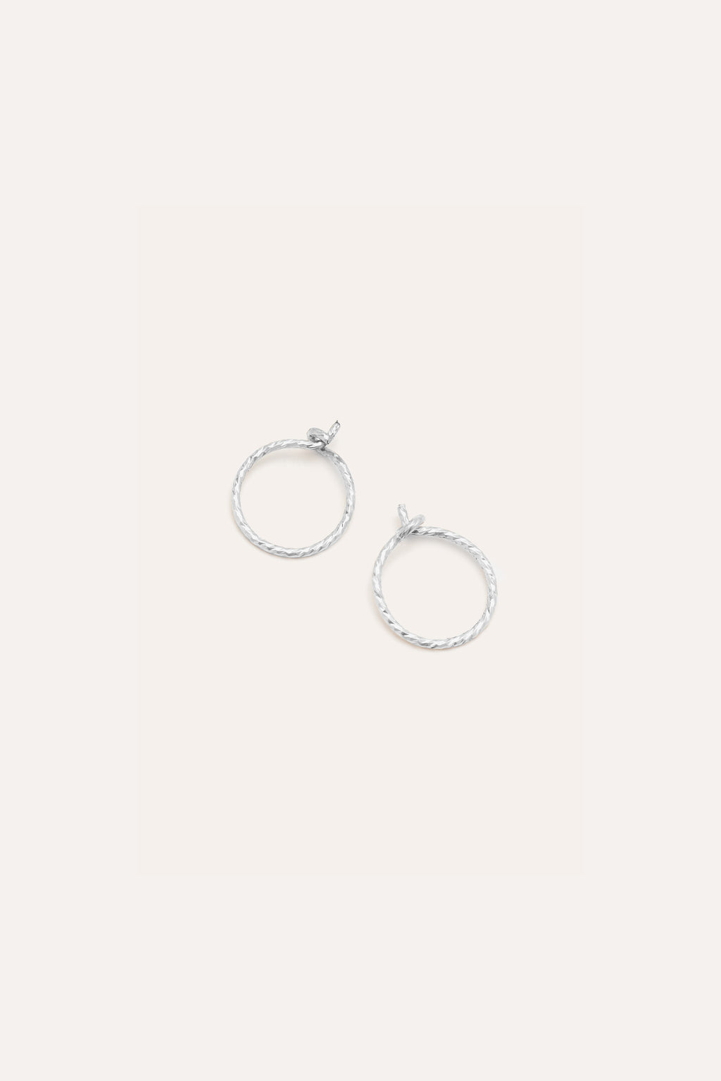 Mini créoles Éclat - Argent