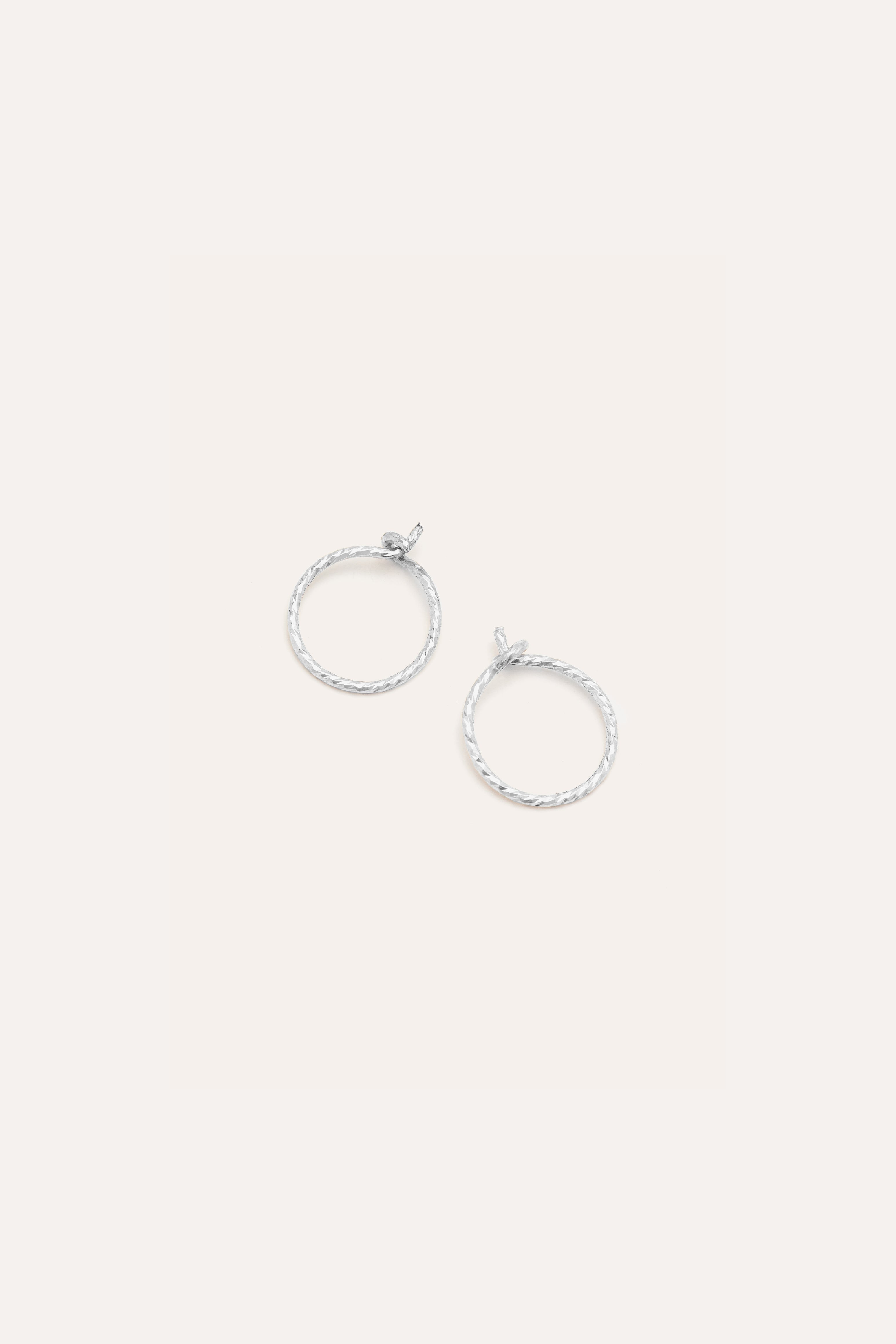 Mini créoles Éclat - Argent