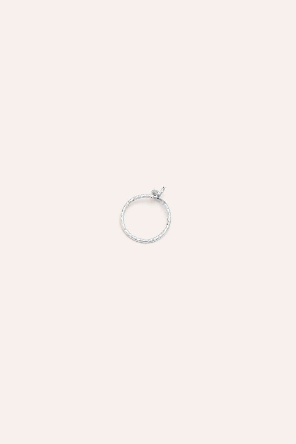 Mini sparkle creoles - Silver