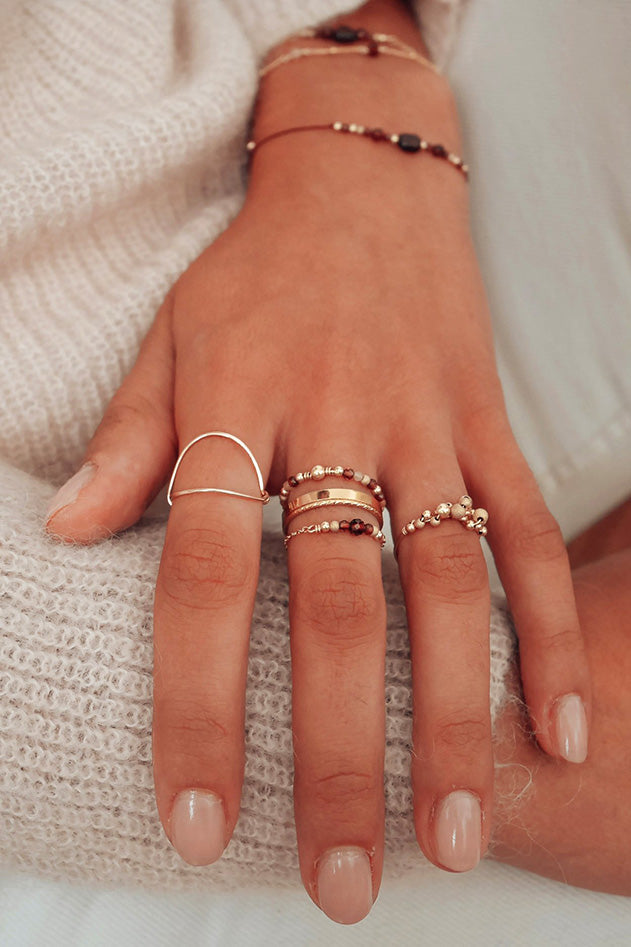 Bague Essentiel anneau plat - Argent