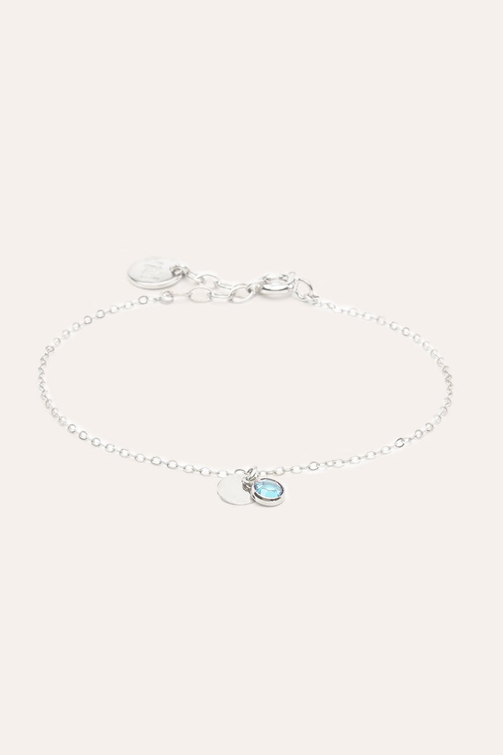 Bracelet Sultane - Cristal swarovski - Argent