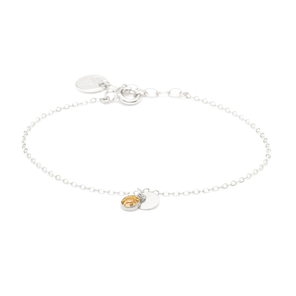 Bracelet Sultane - Cristal swarovski - Argent