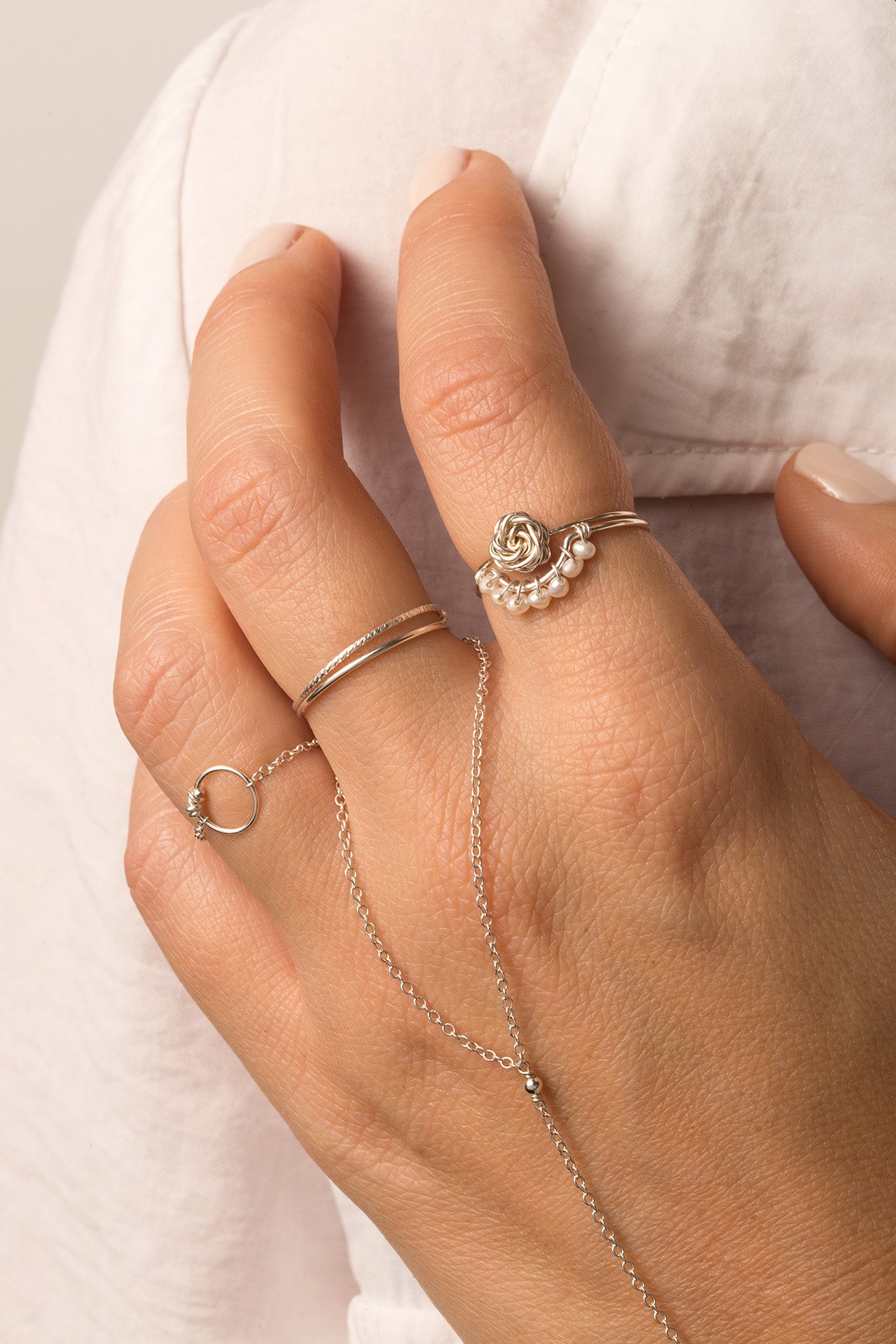 Bague anneau Essentiel - Argent