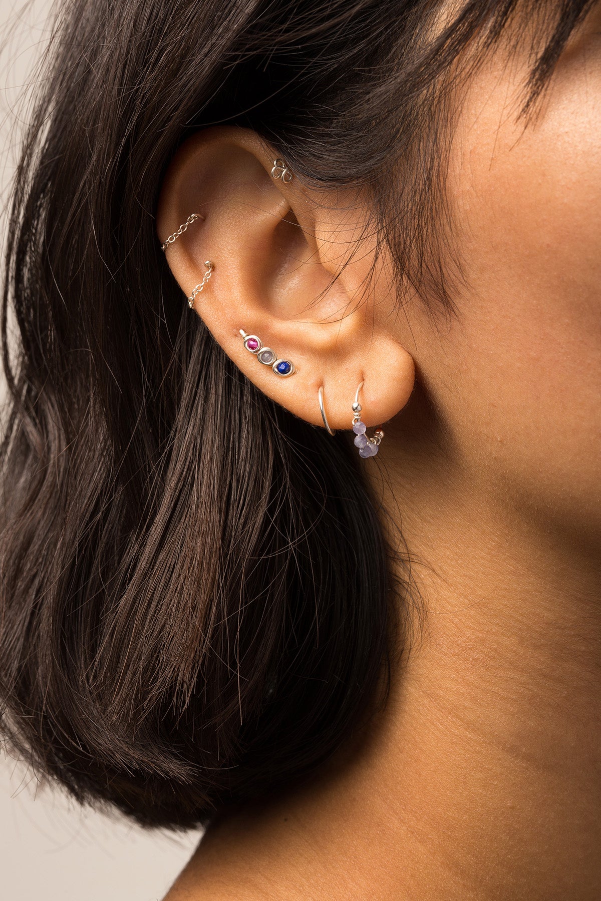 Mini créoles Essentiel - Argent
