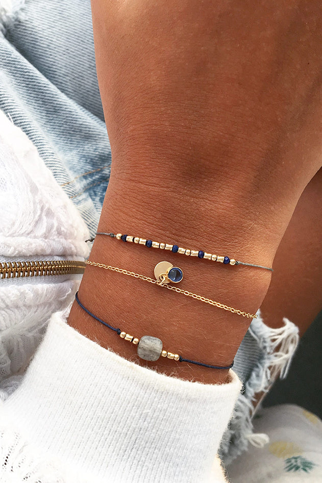 Bracelet Sultane - Cristal swarovski - Argent