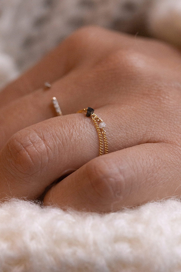 Single chain ring - rough diamond