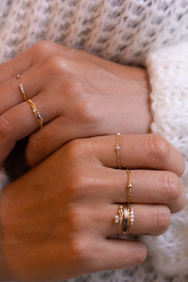 Bague Essentiel anneau plat - Argent