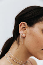 Grand climber franges - Argent