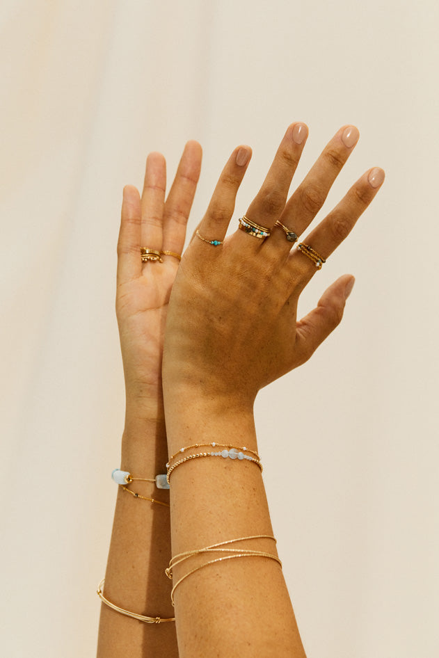 Bague chaînette Chance - Argent