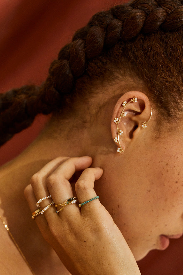 Bague chaînette Chance - Argent