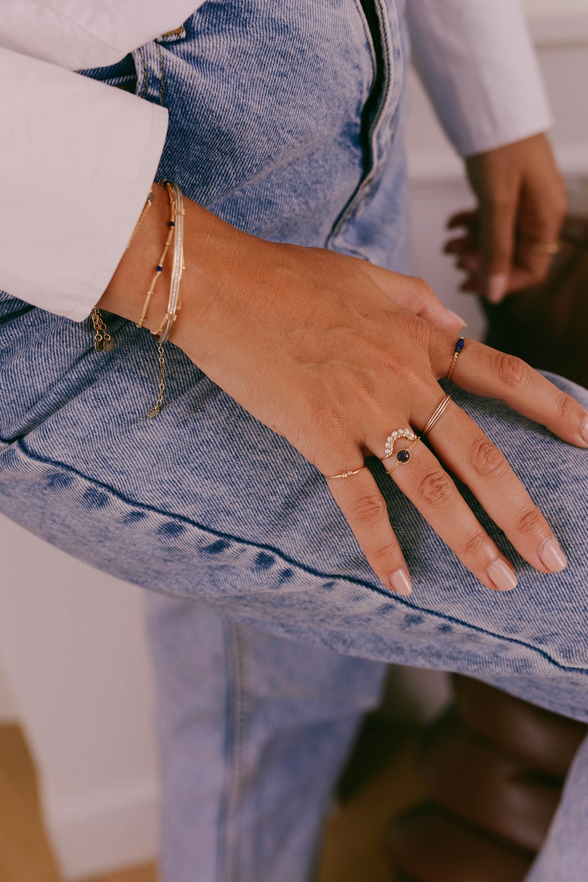 Bague Diamanté Bicolore