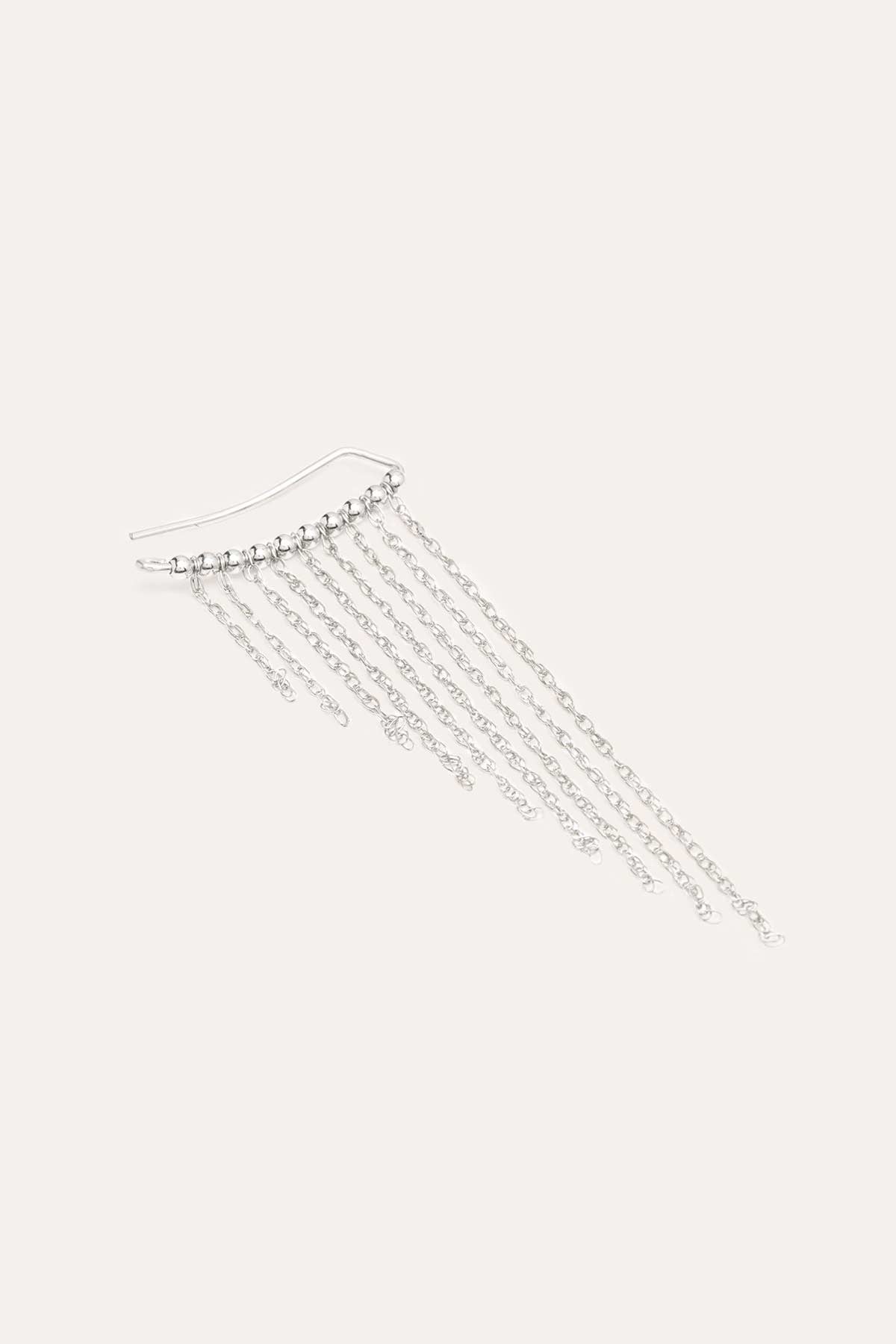 Grand climber franges - Argent